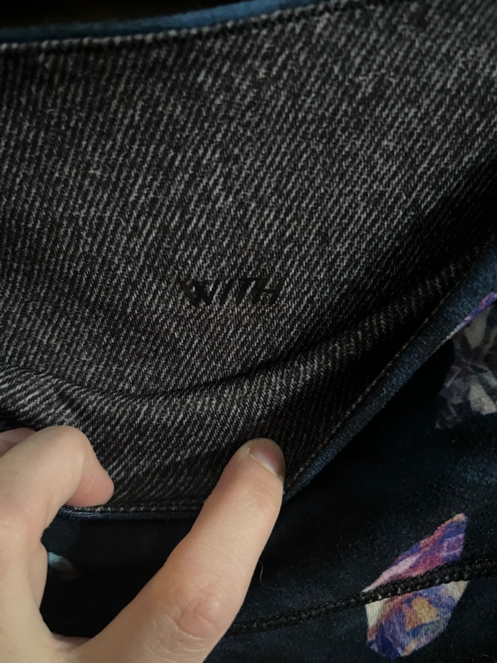 Women’s Navy Gem Peloton Leggings - Picture 4 of 5